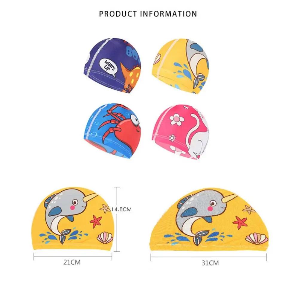 Bonnets de bain pour enfants de 2 à 12 ans, pour garçons et filles, casquettes de plage mignonnes de