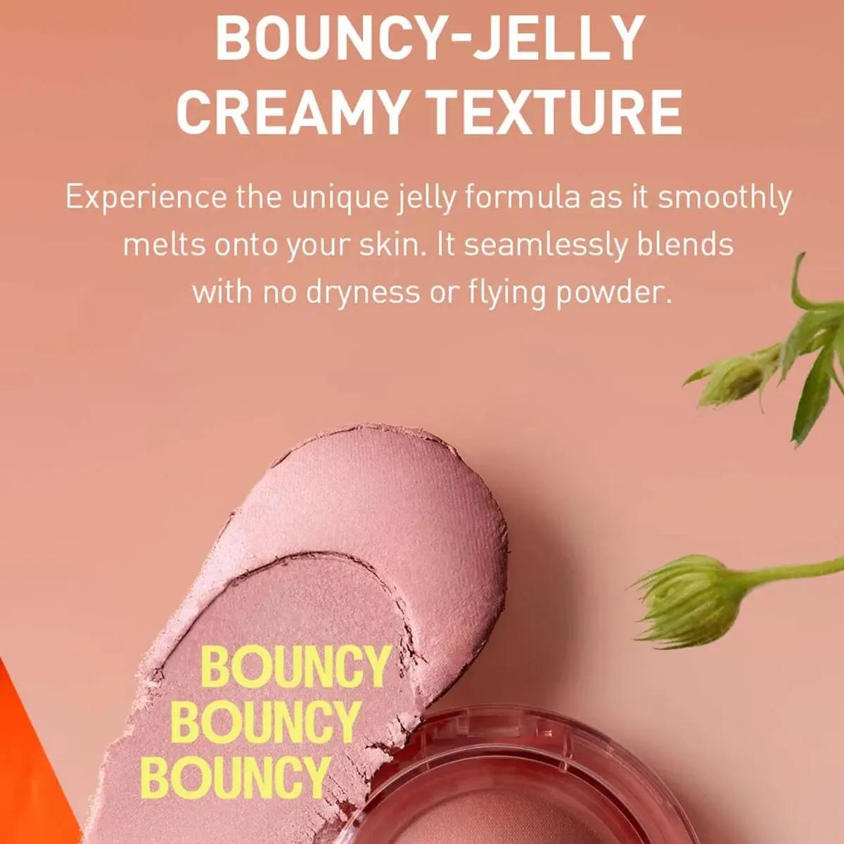 3CE Bouncy Blur Balm, multi-usages, texture crémeuse, effet flou, couleur longue durée, effet soft f