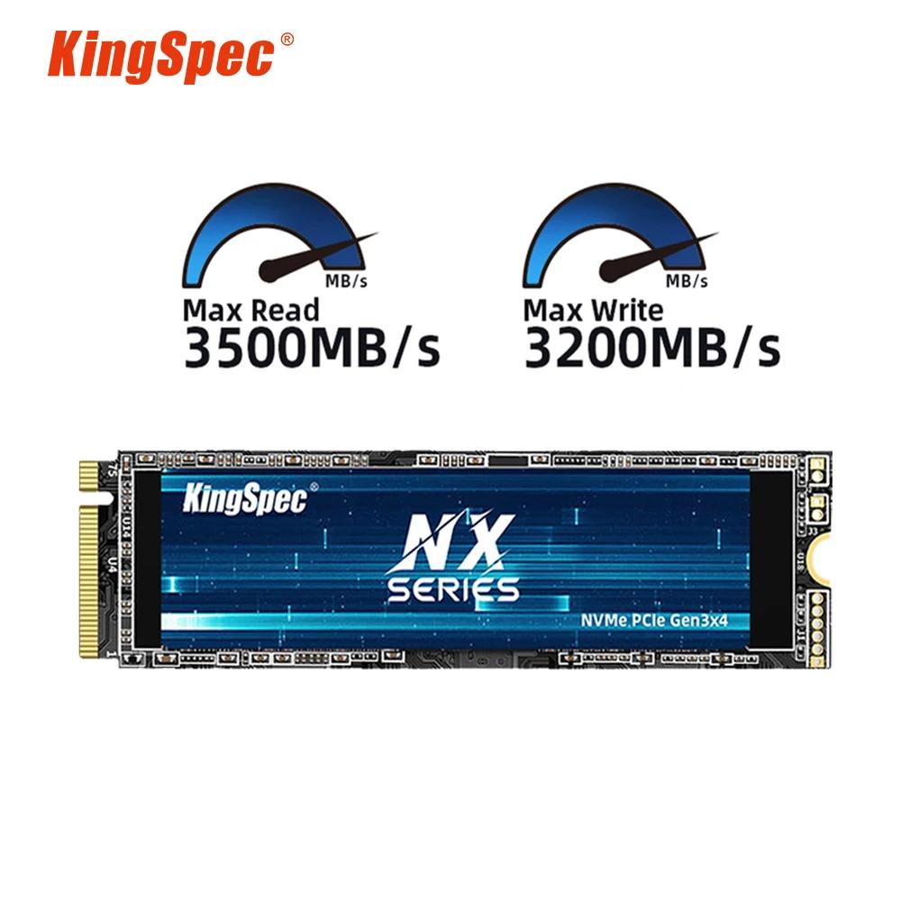 KingSpec disque dur NVME SSD, M.2 PCIe 128, avec capacité de 256 go, 512 go, 3400 go, 1 to, 2 to, vi