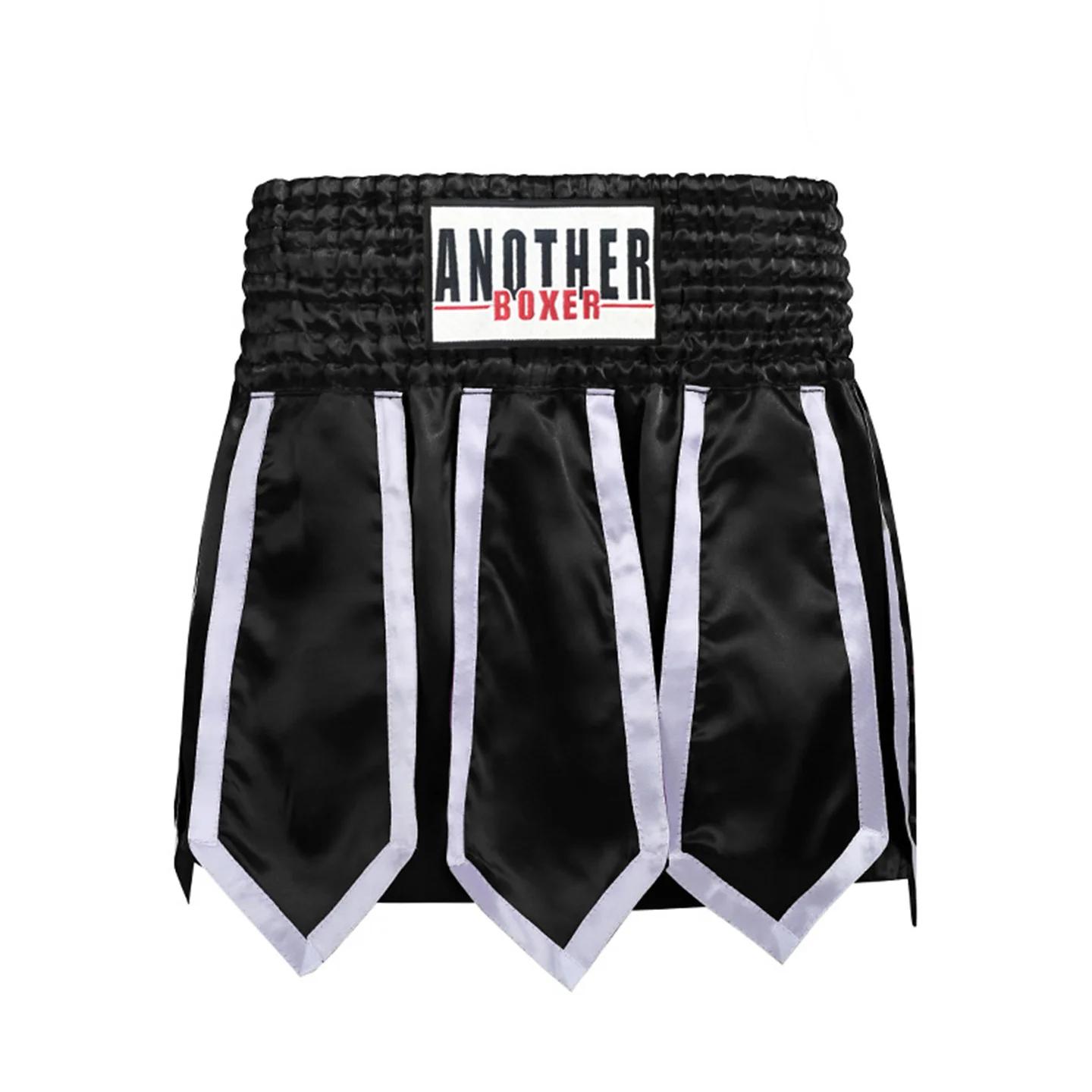 Tronc d'entraînement de boxe Style Streamer, demi-pantalon Sanda de combat gratuit, short Muay Thai 