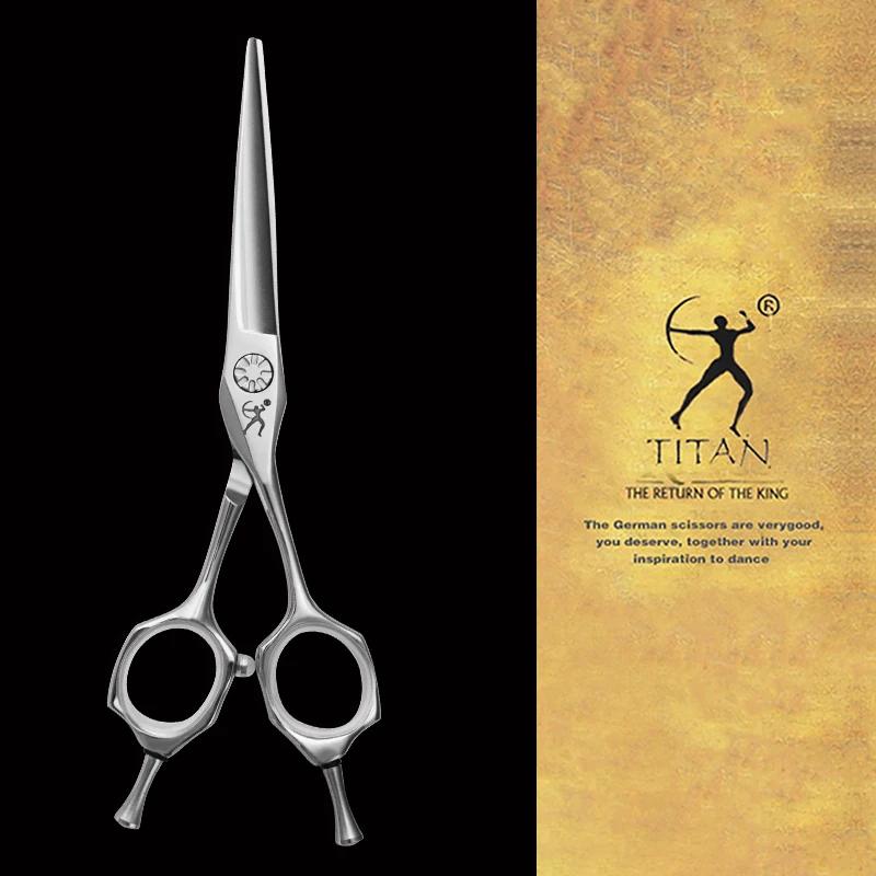 Titan-Ciseaux de cheveux professionnels tranchants faits à la main en acier inoxydable, salon de coi