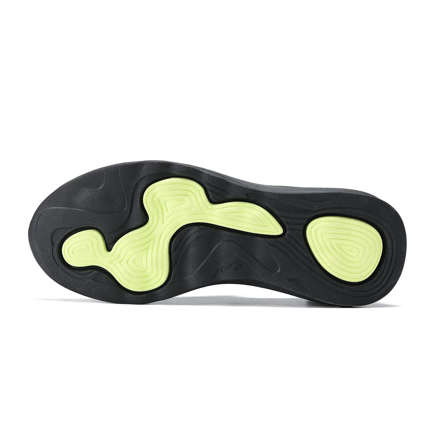 Li-Ning Chaussures de marche décontractées en tricot SOFT GO 2 pour hommes, confortables et stables,