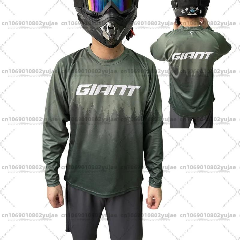 Maillot vtt géant DH motocross descente sweat Enduro maillot à manches longues BMX VTT chemise à man