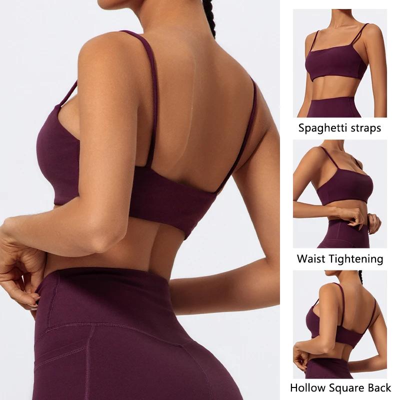Soutien-gorge sport Push Up Ctenkevet pour yoga et fitness - Soutien antichoc femme