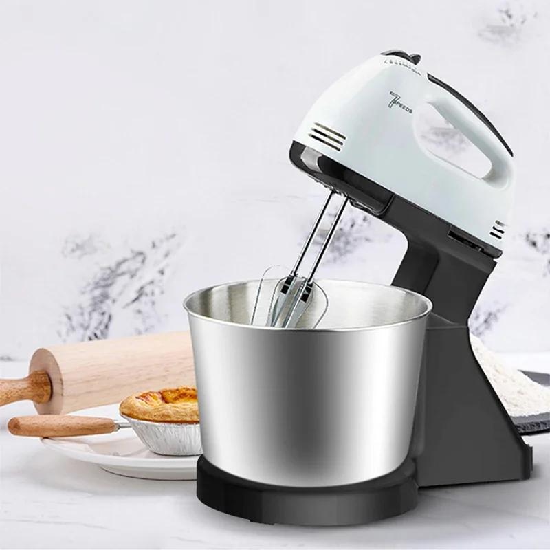 Mélangeur électrique sur socle 110V/220V, mélangeur alimentaire de cuisine, fouet à œufs de bureau, 