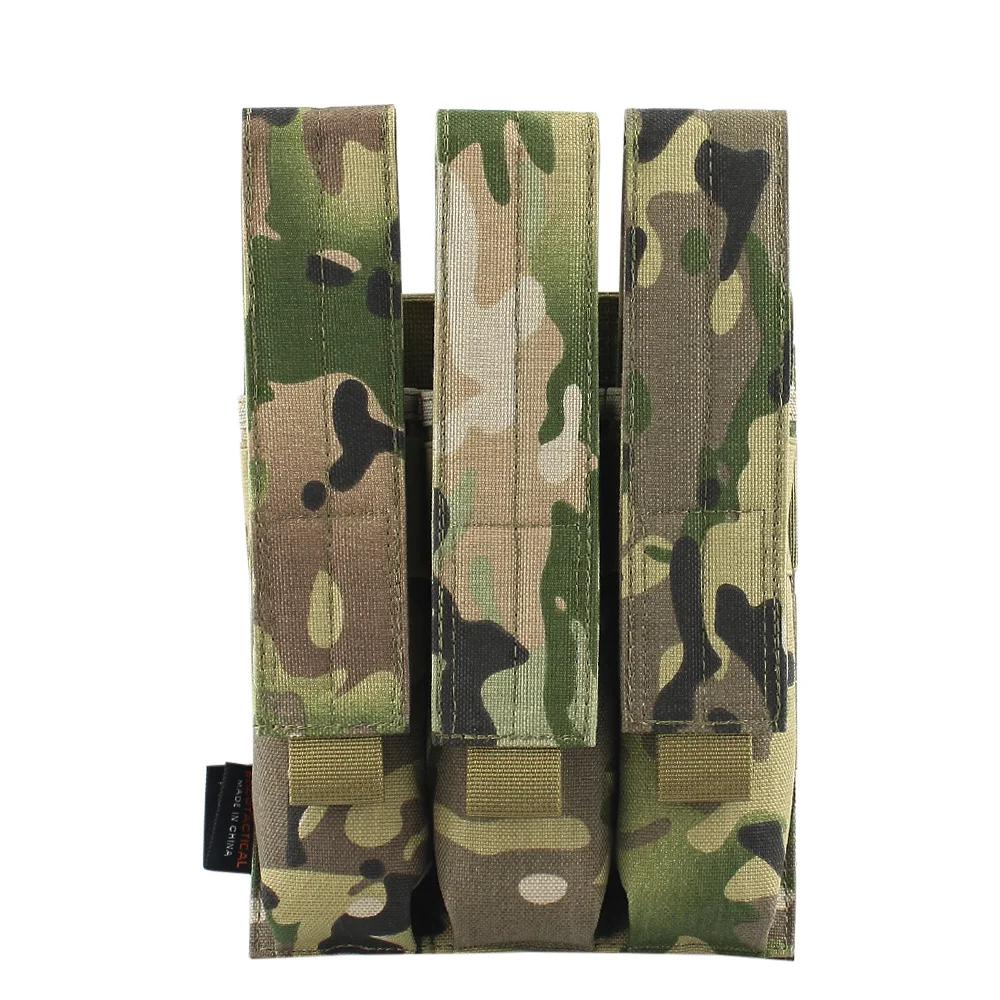 VULPO tactique fusil Triple pochette pour magazines modulaire Molle Triple Mag pochette transporteur