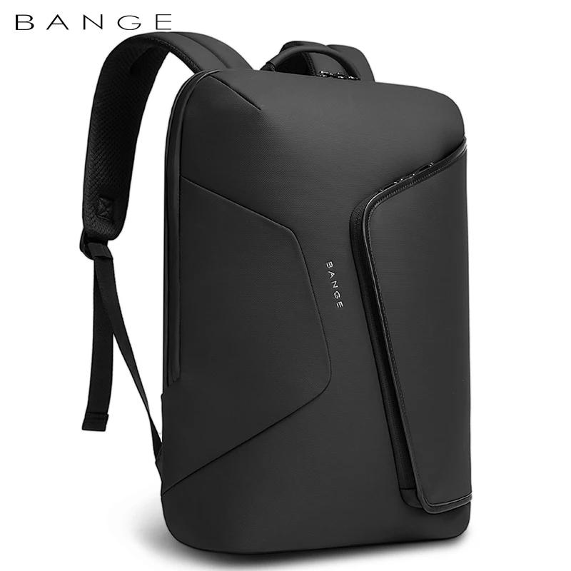 Sac à dos d'affaires BANGE pour hommes, sac à dos d'école imperméable de luxe, sac à dos pour ordina