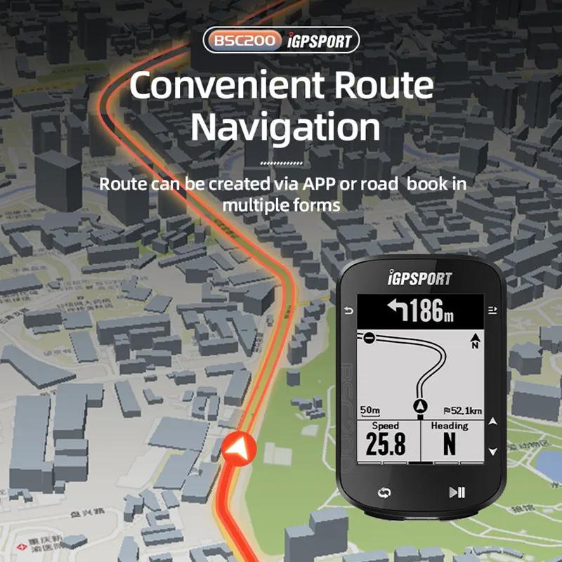 IGPSPORT BSC200 vélo GPS ordinateur vélo ordinateur bleu ANT 2.6 pouces étanche sans fil vélo chrono