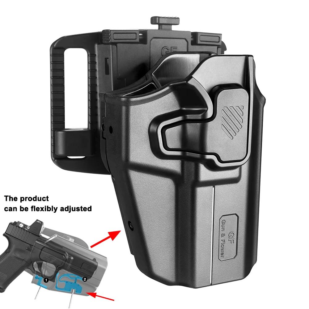 Étui universel OWB adapté à Glock//Beretta/Taurus/EAA/IWI/HK/Ruger/Springfield/CZ. Ceinture extérieu