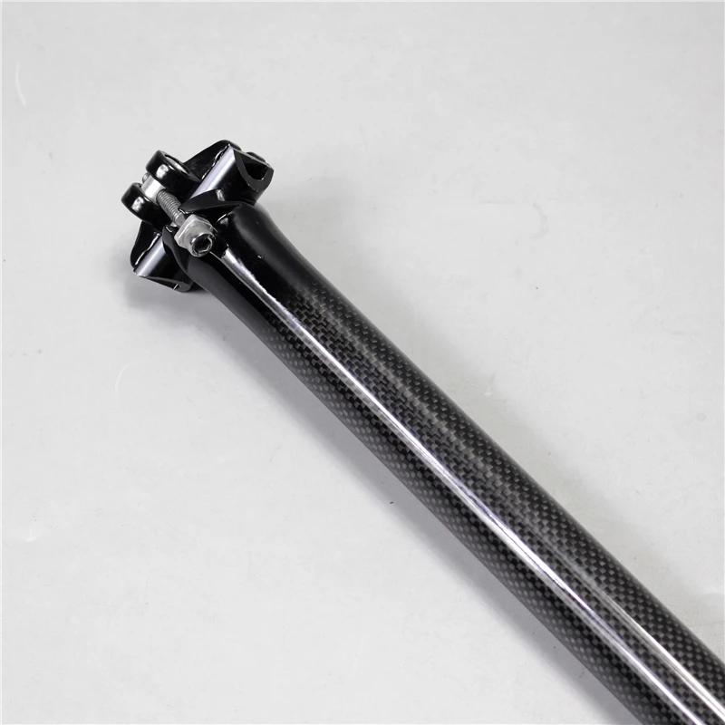 Tige de selle de vélo de montagne en Fiber de carbone, Tube de selle de vélo de route, pièces de cyc
