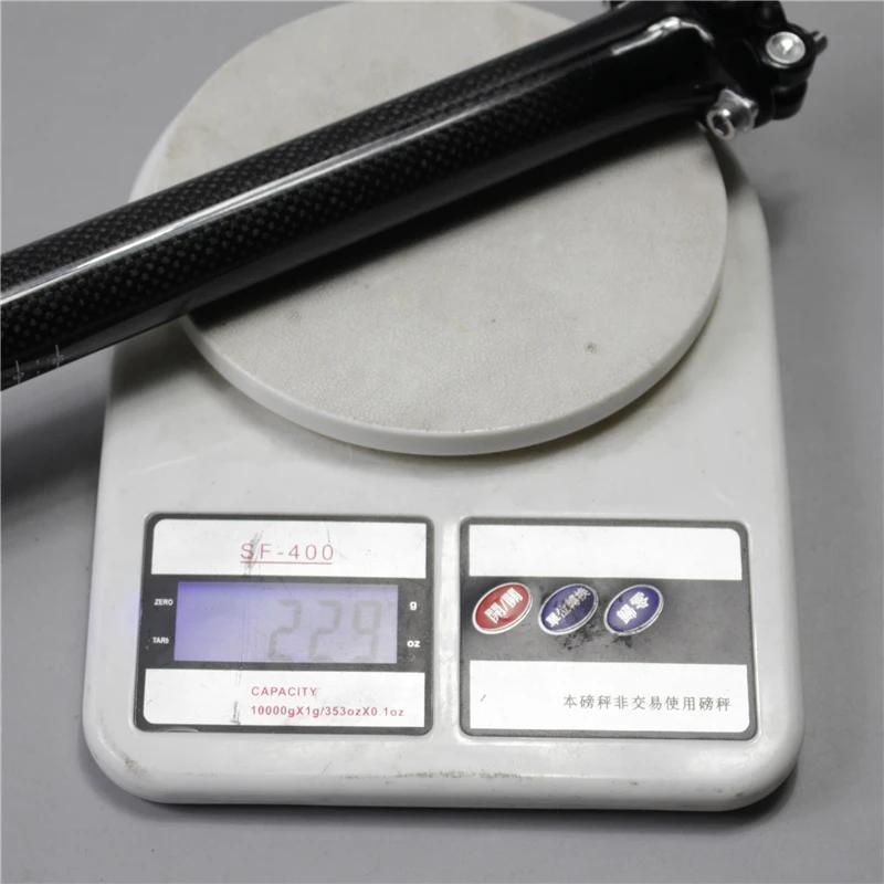 Tige de selle de vélo de montagne en Fiber de carbone, Tube de selle de vélo de route, pièces de cyc
