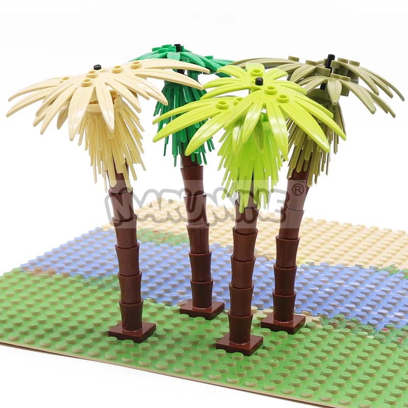 MARUMINE 4 pièces cocotier MOC ville plante blocs de construction briques jardin bonsaï forêt bricol