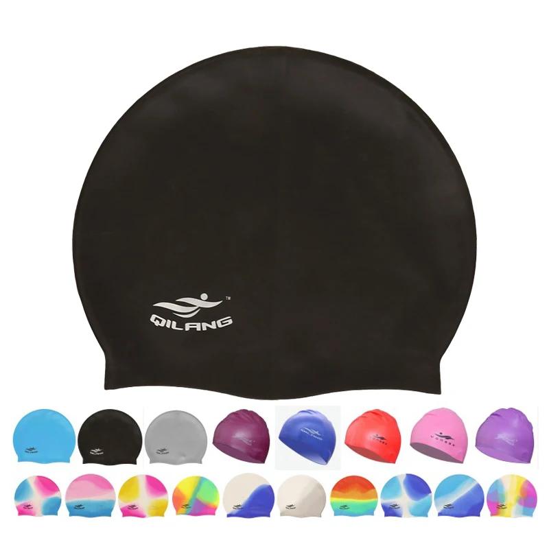 Bonnets de bain imperméables en Silicone pour femmes et hommes, haute élasticité, flexibles, protect