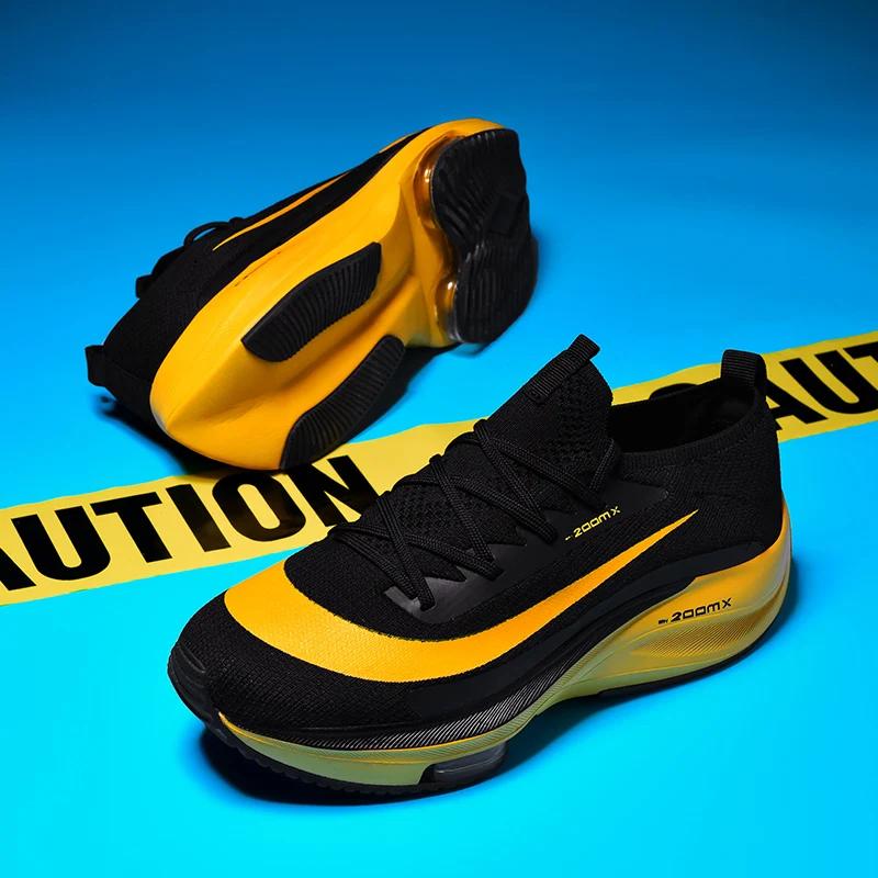 Chaussures de course respirantes pour hommes, baskets de Jogging en plein air, d'entraînement, de lu