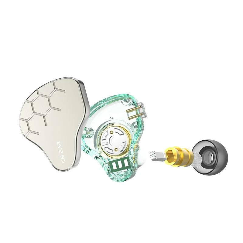 KBEAR Lark hybride 1DD + 1BA pilote KS1 casque HiFI écouteur câble casque musique Sport dans l'oreil