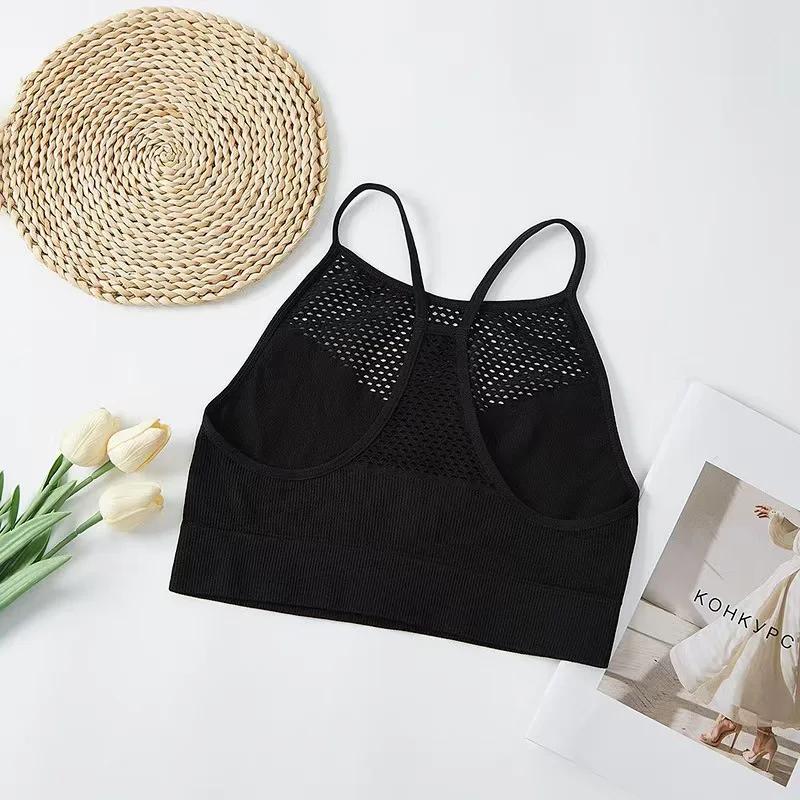 Camisole femme de style bohème - 92.0% Nylon ; 8.0% Élastique ; Support moyen en tissu tricoté, sans