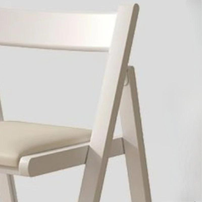 Chaises de salon simples, chaises nordiques modernes en bois, chaise pliante Portable minimaliste, D