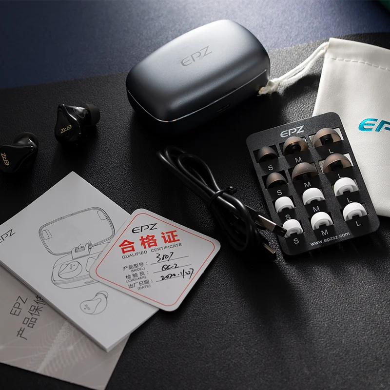 EPZ-Écouteurs sans fil Bluetooth 5.2 TWS S350T, oreillettes de sport, étanches IPX7, résistantes à l