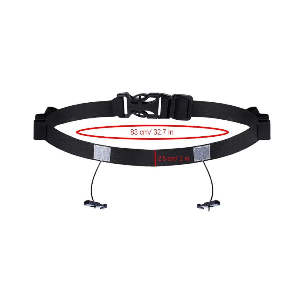 Porte-bavoir de course, ceinture de course, sangle de bavoir pour Triathlon, Marathon, course à pied