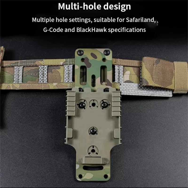 Adaptateur de étui de pistolet modulaire en métal de chasse pour plate-forme QLS, bande de jambe tom
