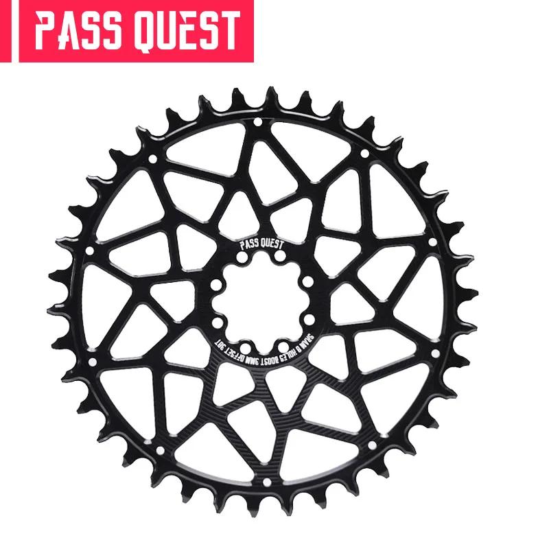 PASS QUEST  3mm Offest VTT 8-Bolt  Plateau Dents étroites et larges Monture directe Vélo Roue à chaî