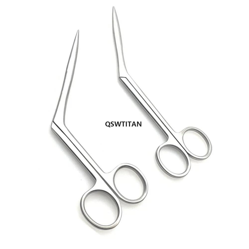 Ciseaux nasaux en acier inoxydable, ciseaux chirurgicaux pour rhinoplastie, Instrument chirurgical à