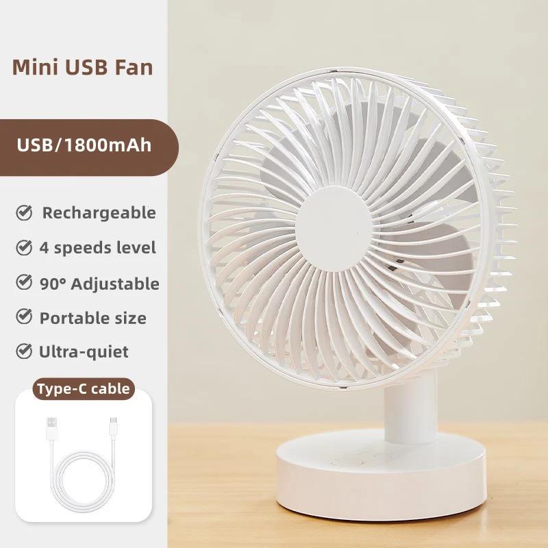 Mini ventilateur de Table USB 4 vitesses ventilateur de refroidissement de Table de bureau Portable 