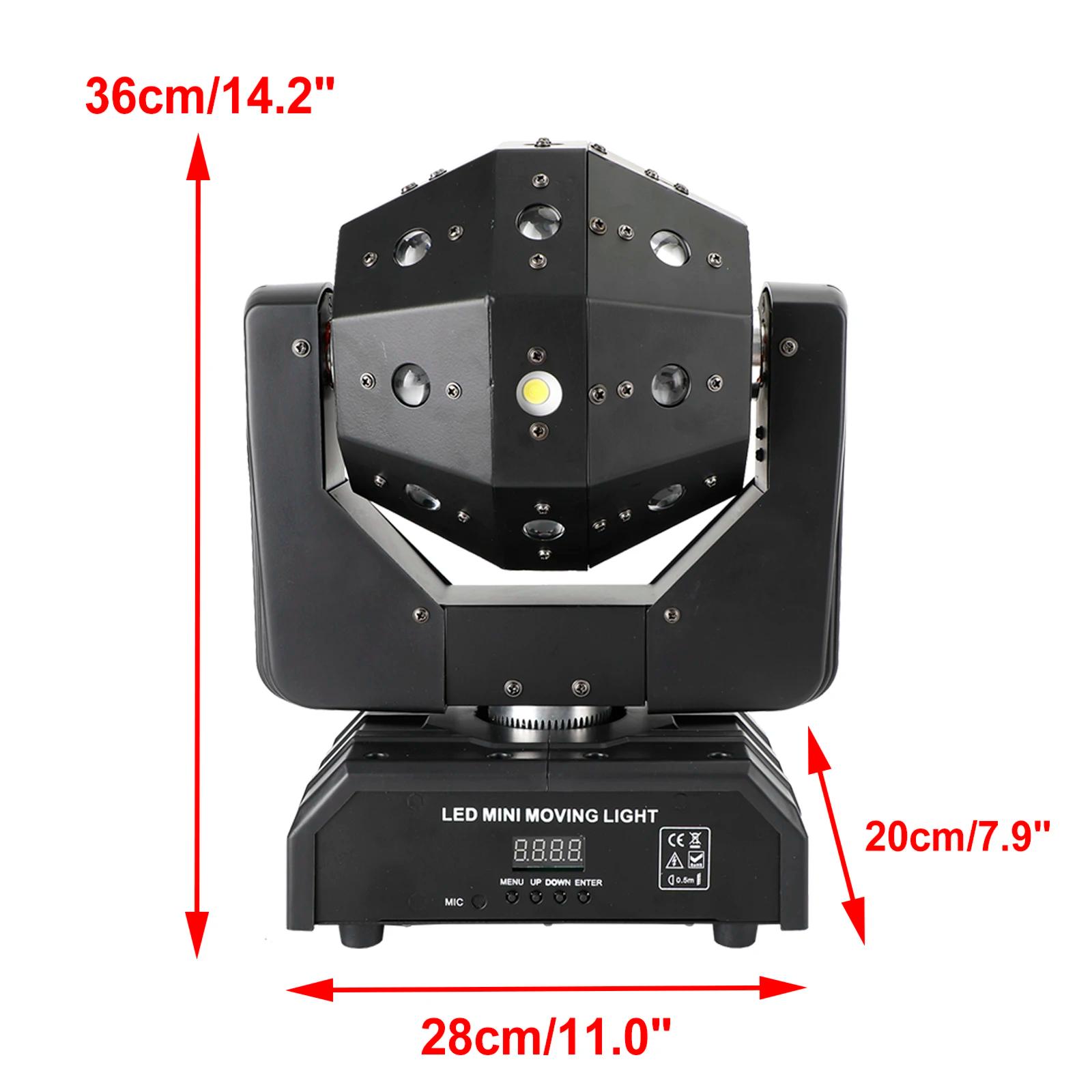 Lumière de Scène à Tête Mobile Laser RGBW 3 en 1 LED DMX DJ Chang, Éclairage d'Effet de ix