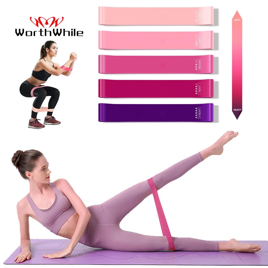 Bandes de résistance élastiques, entraînement de Yoga, gymnastique, Fitness, gomme, aide à la tracti
