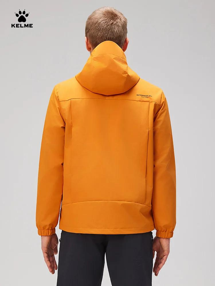 Coupe-vent Kelme homme - Veste sport capuche pour randonnée, course et alpinisme extérieur