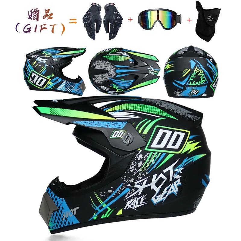 Casque de motocross de sécurité Casco Motocross vélo descente capacité ATV casque croisé enfant casq