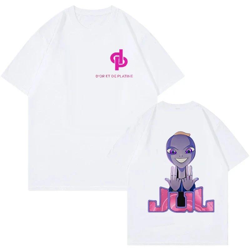 Rappeur Jul graphique Vintage T-shirt hommes femmes mode Hip-hop T-shirt drôle été à manches courtes