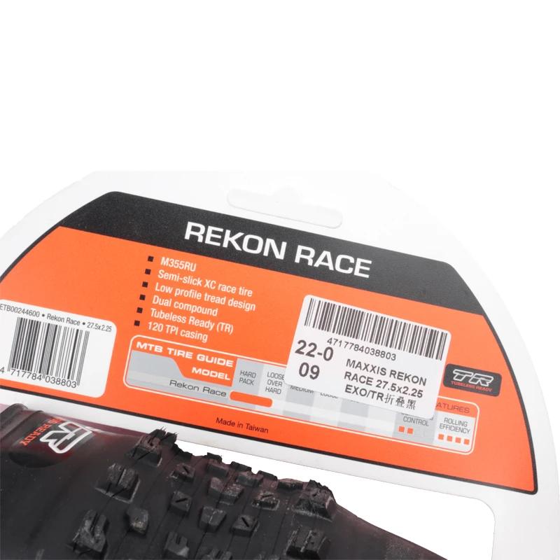 MAXXIS REKON RACE pneu de vélo de montagne d'origine 29x2.25 29x2.35 29x2.4 pneus de vélo tout-terra