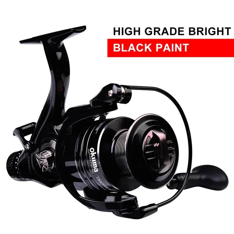 Okuma tout métal fil tasse filature bateau de pêche 5.2:1 4.7:1 tambour rotatif 19KG résistance tamb