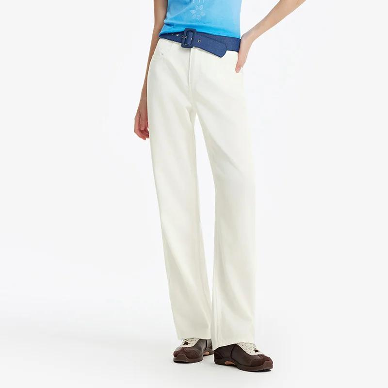 Jean large vintage délavé Semir pour femme – Confortable et tendance, idéal pour le quotidien et le 