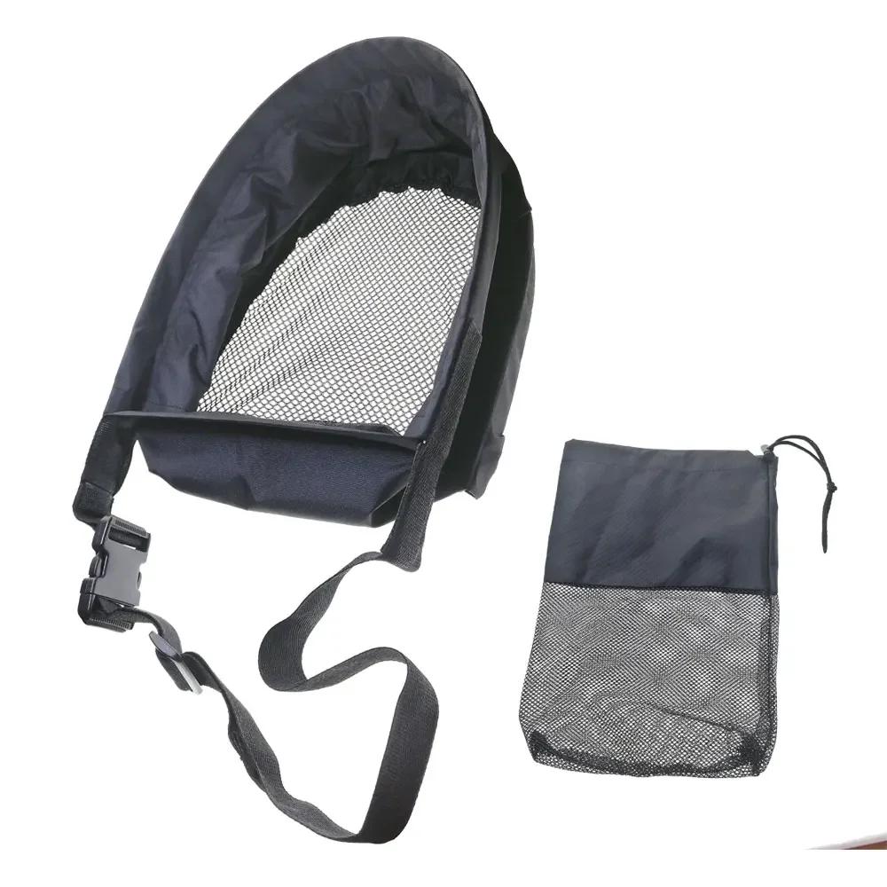Plateau en maille pour pêche à la mouche, panier à dénuder, sac avec ceinture/sac de transport