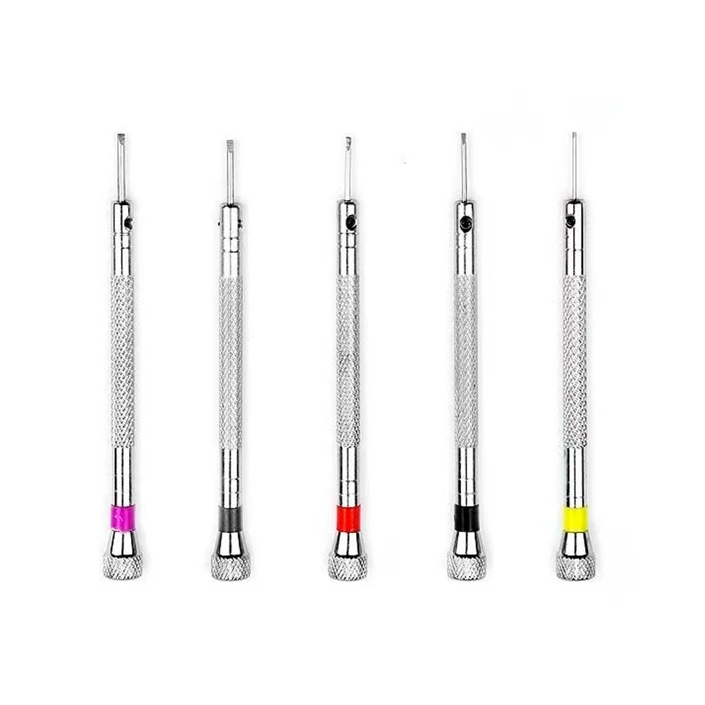 Tournevis en acier de 0.8 à 1.6mm pour la réparation de montres, outils de montre portables, retrait