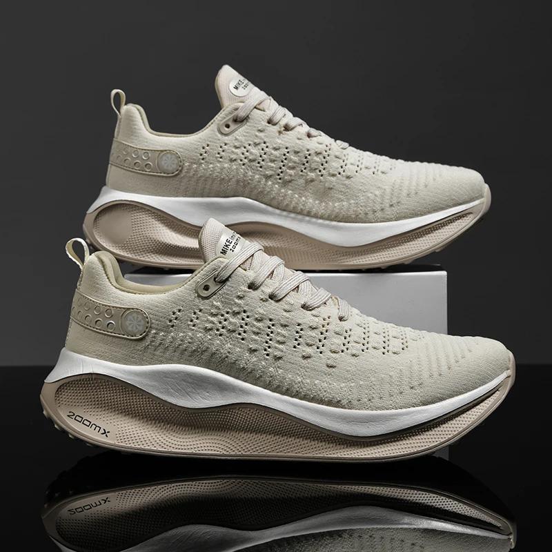 Nouveaux hommes chaussures de course athlétique sport décontracté chaussures de luxe Jogging confort