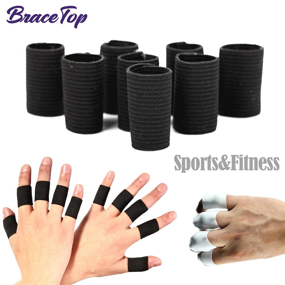 BraceTop-Protège-doigts de sport extensibles, protection des doigts, soutien arthritique, basket-bal