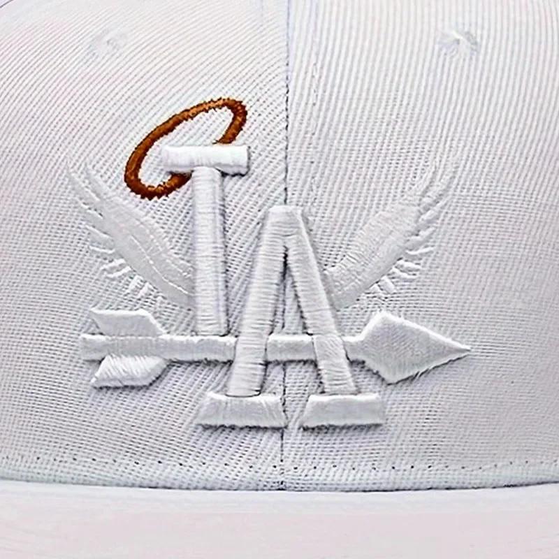 1/2/3/4 pièces mode unisexe LA broderie casquettes de Baseball Los Angeles chapeau de relance ailes 