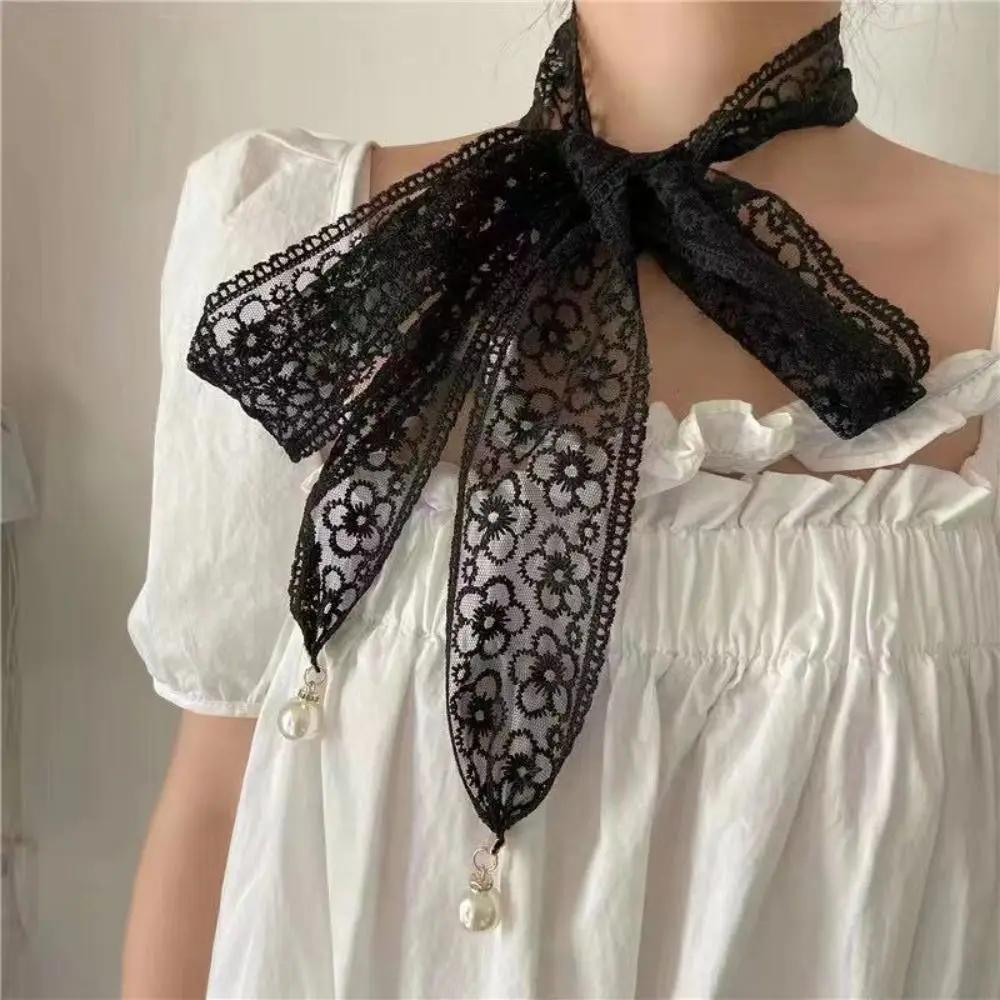 Ceintures de taille en dentelle décoratives pour femmes, élégantes, avec pendentif en perles, access