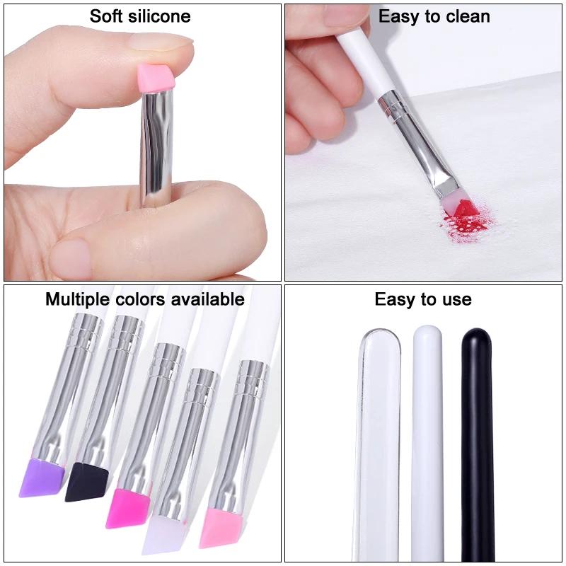 Brosse de levage de cils en Silicone, outil de séparation de stratification des cils, fourniture d'e