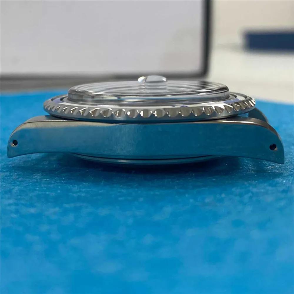 Boîtier de Montre Rétro pour Homme, Étanche, en Acier Inoxydable, Miroir Acrylique, pour NH34 NH35 N