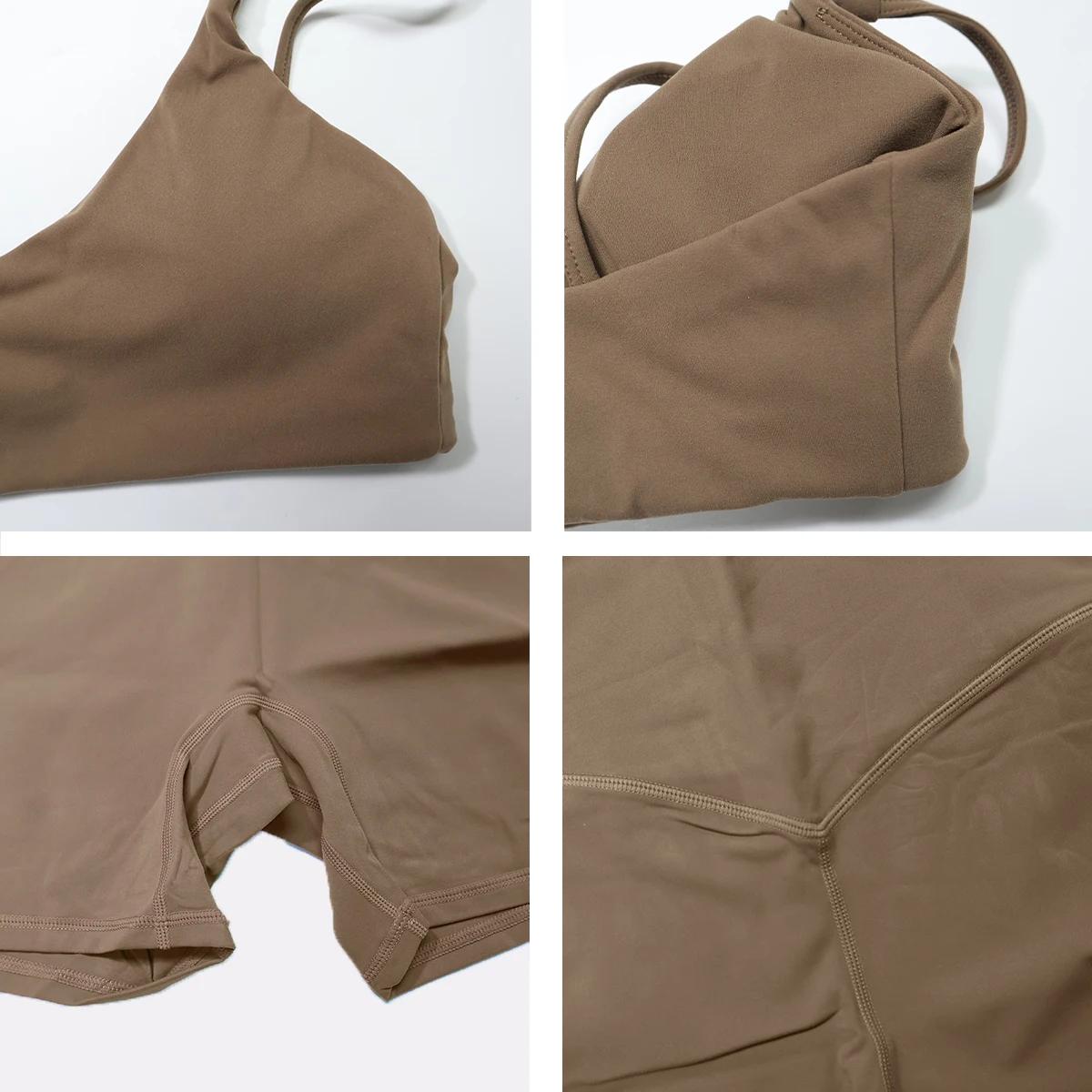 Ensemble de sport d'été pour femmes, 2 pièces, sans manches, pour gymnastique, yoga, taille haute, l