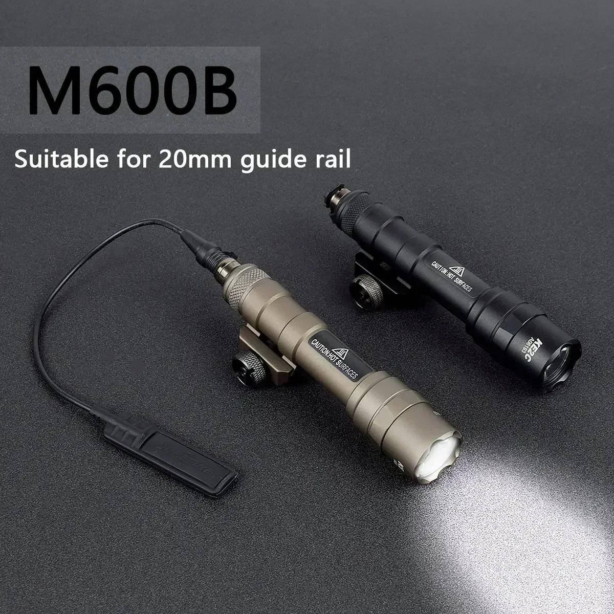 Surefir lampe de poche tactique M300 M600 M600C Scout lumière avec double fonction pressostat 600 Lu