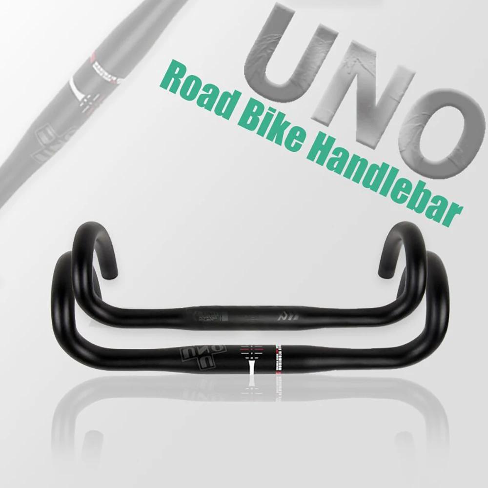 UNO – guidon de vélo de route en aluminium 7075, haute résistance, barre de direction, 31.8mm, 380/4