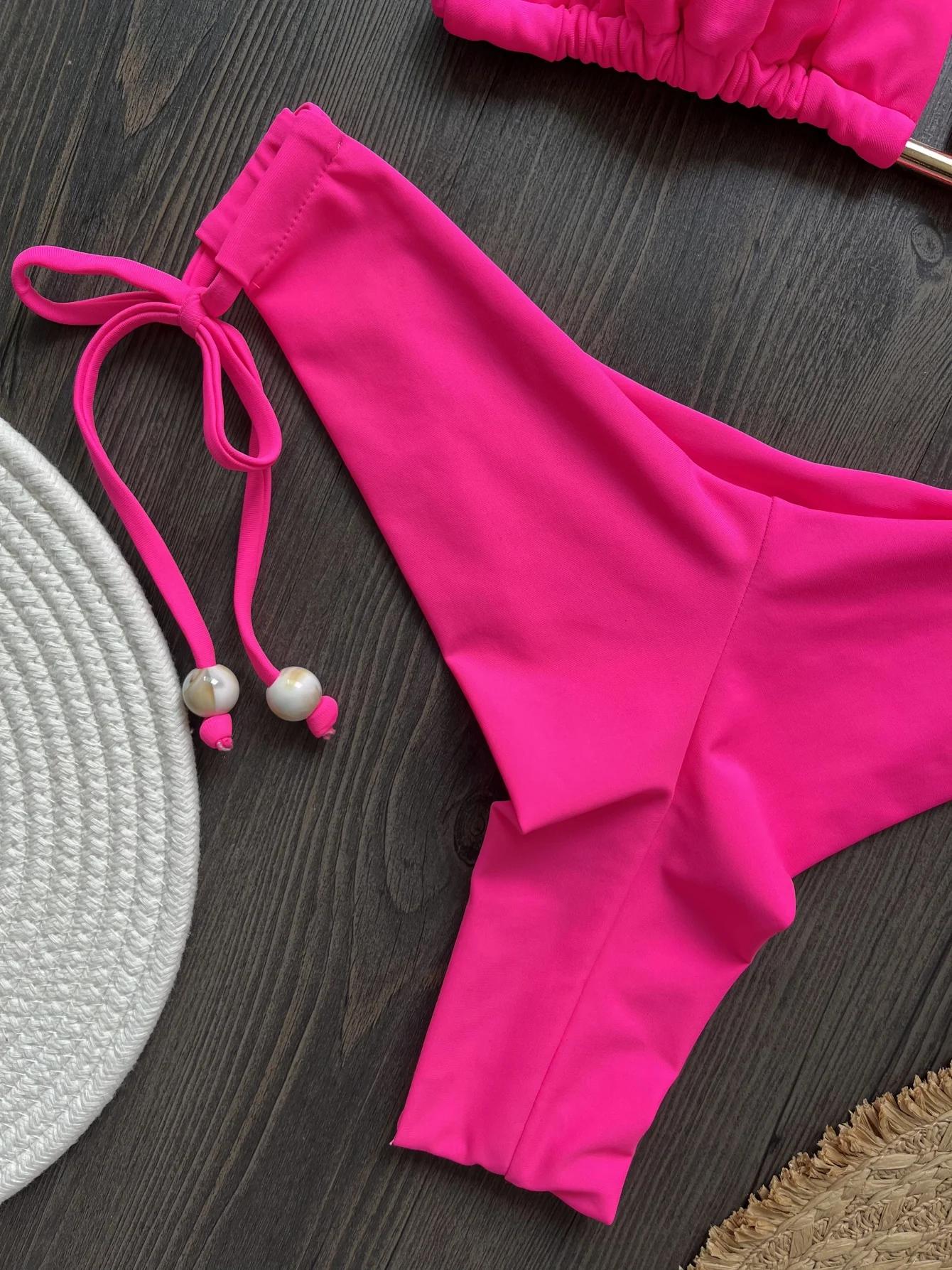 2025 nouveau Triangle Sexy maillot de bain pour femmes Bikinis brésiliens licou maillots de bain Pus