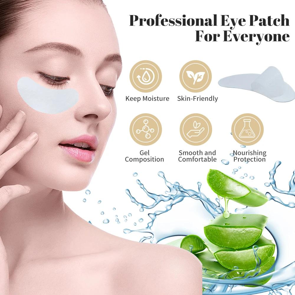 200/400 paires patchs Hydrogel Patch d'extension de cils Patch de cils fournitures d'extension de ci