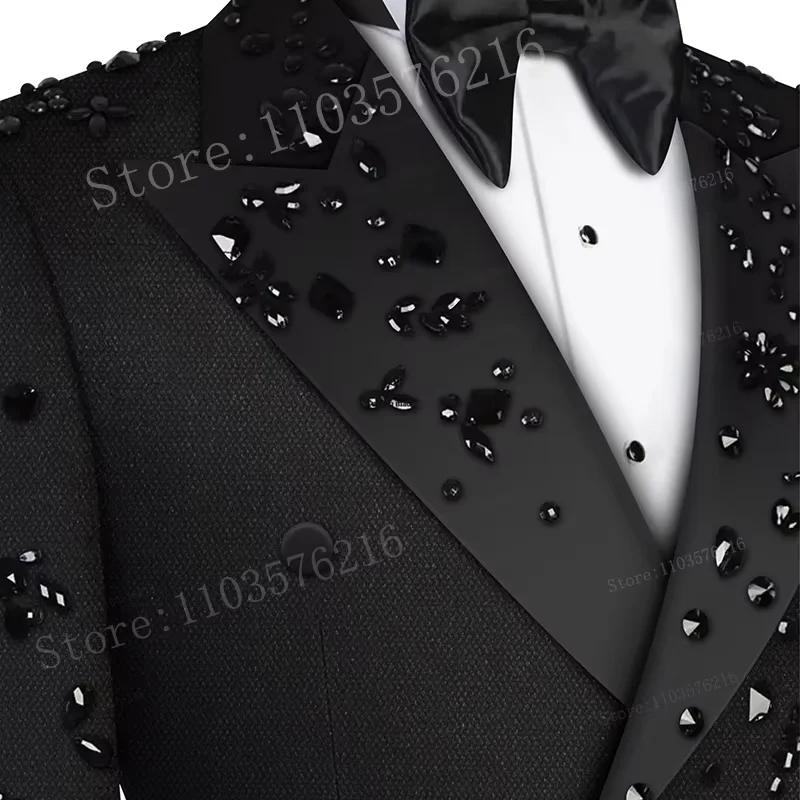 Costume 2 pièces personnalisé pour hommes, coupe cintrée, Double boutonnage, luxe, haute qualité, or