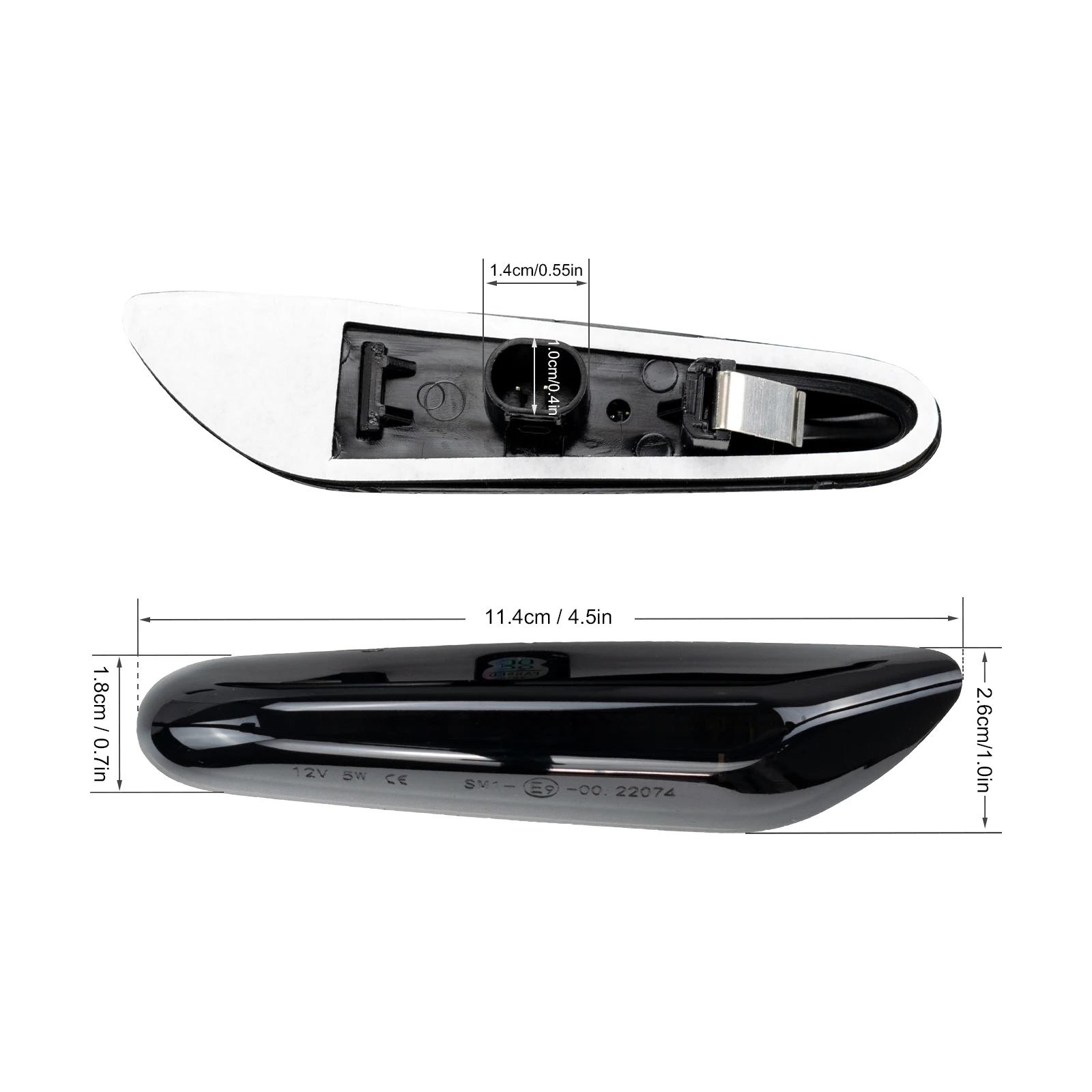 Clignotant latéral dynamique à LED pour BMW, clignotant séquentiel, feu de position, E90, E91, E92, 